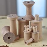 Assorted Size Wooden Spools