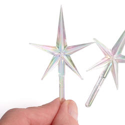 Ceramic Christmas Tree Replacement Acrylic Star Toppers