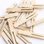 Flat Unfinished Wood Clothespins