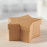 Small Star Paper Mache Box