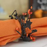 Black and Orange Pip Berry Candle Ring