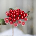 Artificial Iced Red Berry Pick