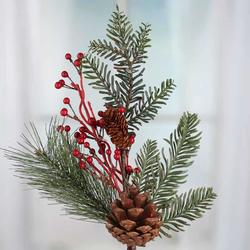 Artificial Pine and Berry Spray