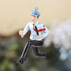 Resin Police Officer Ornament Department 56