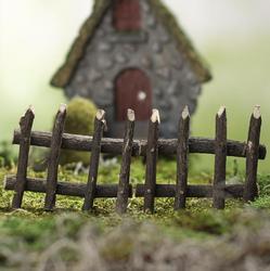 Miniature Rustic Twig Fence