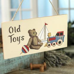 "Old Toys" Wood Sign