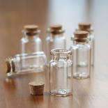 Miniature Corked Glass Bottles