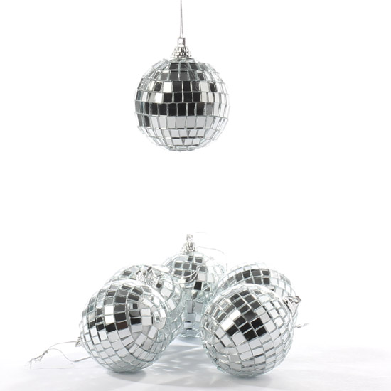 Miniature Mirrored Mosaic Disco Ball Ornaments - Christmas Ornaments ...