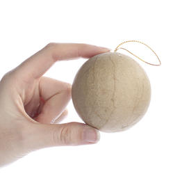 Paper Mache Ball Ornament