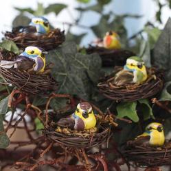 Artificial Mushroom Birds in Nest