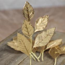 Gold Silk Leaf Picks