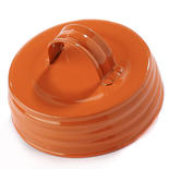 Orange Mason Jar Lid with Handle