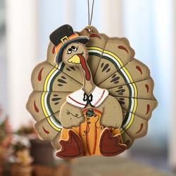 Thanksgiving Pilgrim Turkey Ornament