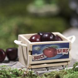 Miniature Wooden Apple Crate