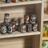 Miniature Country Store Grocery Cans