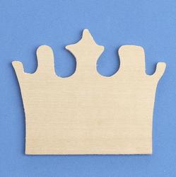 Unfinished Wood Crown Cutout