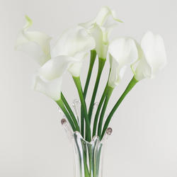 White Artificial Calla Lily Bouquet