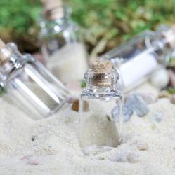 Miniature Glass Bottles with Corks
