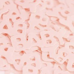 Pastel Pink Baby Confetti