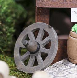 Dollhouse Miniature Wagon Wheel
