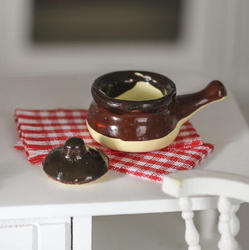 Dollhouse Miniature Ceramic Pot