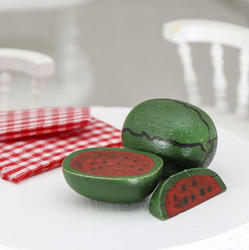 Miniature Watermelon,Miniature Fruit,Dollhouse Fruit,Dollhouse Watermelon,Dollhouse Decoration,Mini Watermelon,Small Watermelon