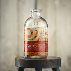 Orange and Red Apothecary Blossom Bottle