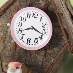 Miniature Pink Clock