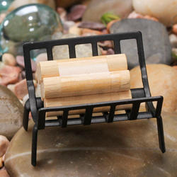 Miniature Fireplace Log Holder Grate