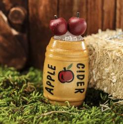 Miniature Wooden Apple Cider Barrel