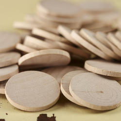 Unfinished Wood Round Disc Cutouts