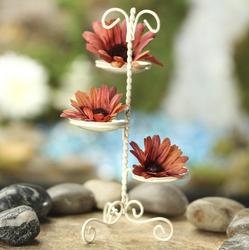 Miniature Three-Tier Fairy Garden Stand