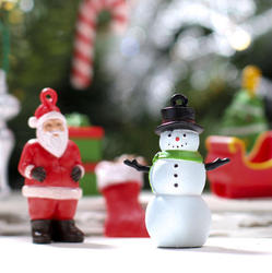 Miniature Christmas Ornament Figurines