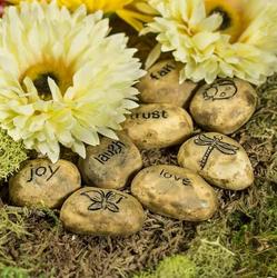 Rustic and Aged Inspirational Stones
