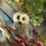 Miniature Rustic Sisal Owls