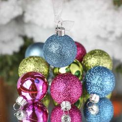 Mini Assorted Christmas Ball Ornaments