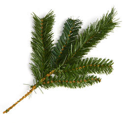 Factory Direct Craft Artificial Canadian Pine Picks for Holiday Decorating 50pcs