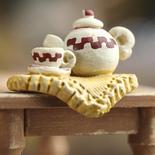Miniature Teapot and Cup Display