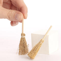 Mini Straw Broom Craft Supplies Household Hand Brooms Cleaning Supplies Straw Braided Small Broom Little Broom 