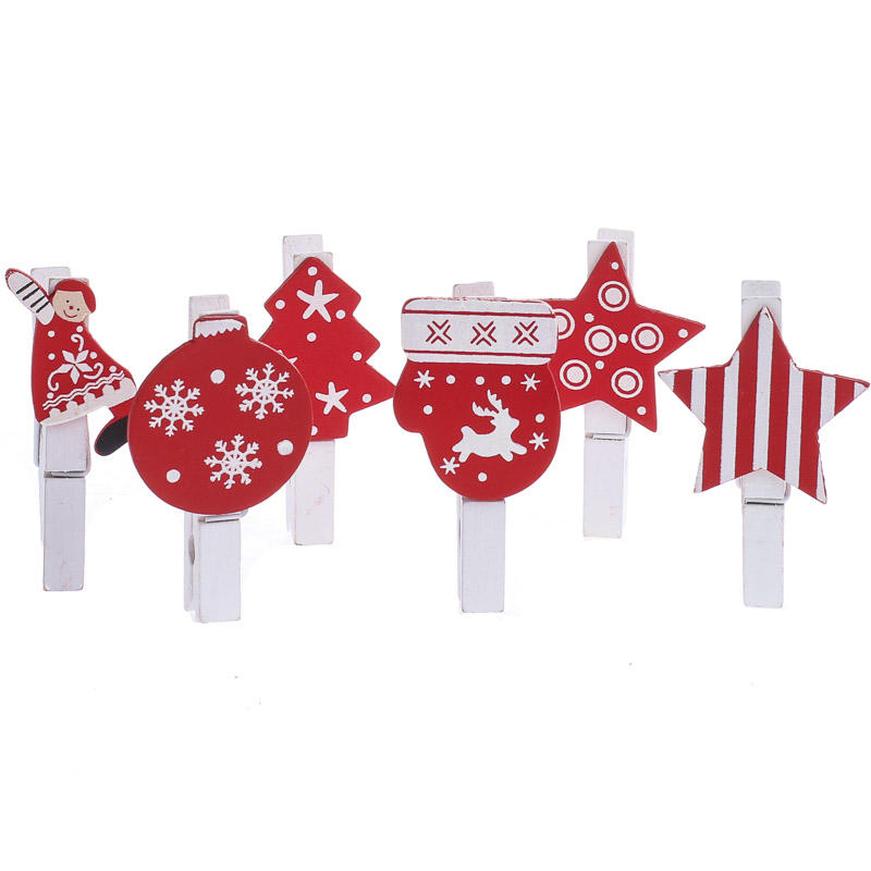 Christmas Clothespins - Christmas Ornaments - Christmas and Winter ...