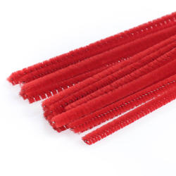 18 Extra Long Red Pipe Cleaners - Pipe Cleaners - Craft Basics
