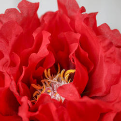 Red Artificial Garden Rose Stem