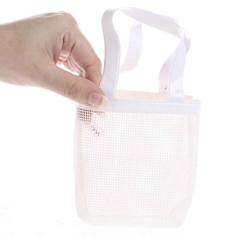 Small White Vinyl Mesh Bag Bags Basic Craft Supplies Craft Supplies Factory Direct Craft