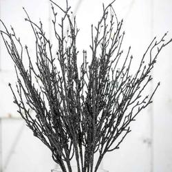 Black Glittered Artificial Twig Branches