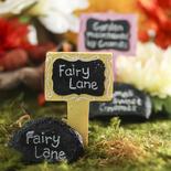 Miniature Garden Sign and Stone