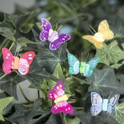 Miniature Bright Artificial Butterflies