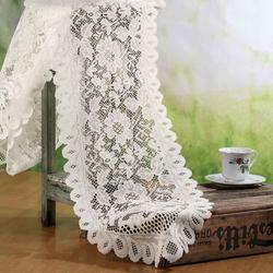 Ivory Lace Doily Table Runner