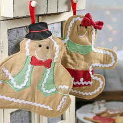 Cloth Gingerbread Ornament