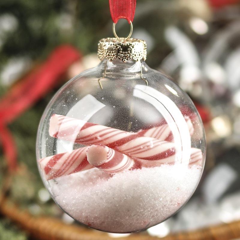 Clear Glass Ball Ornaments - Christmas Ornaments - Christmas and Winter - Holiday Crafts ...