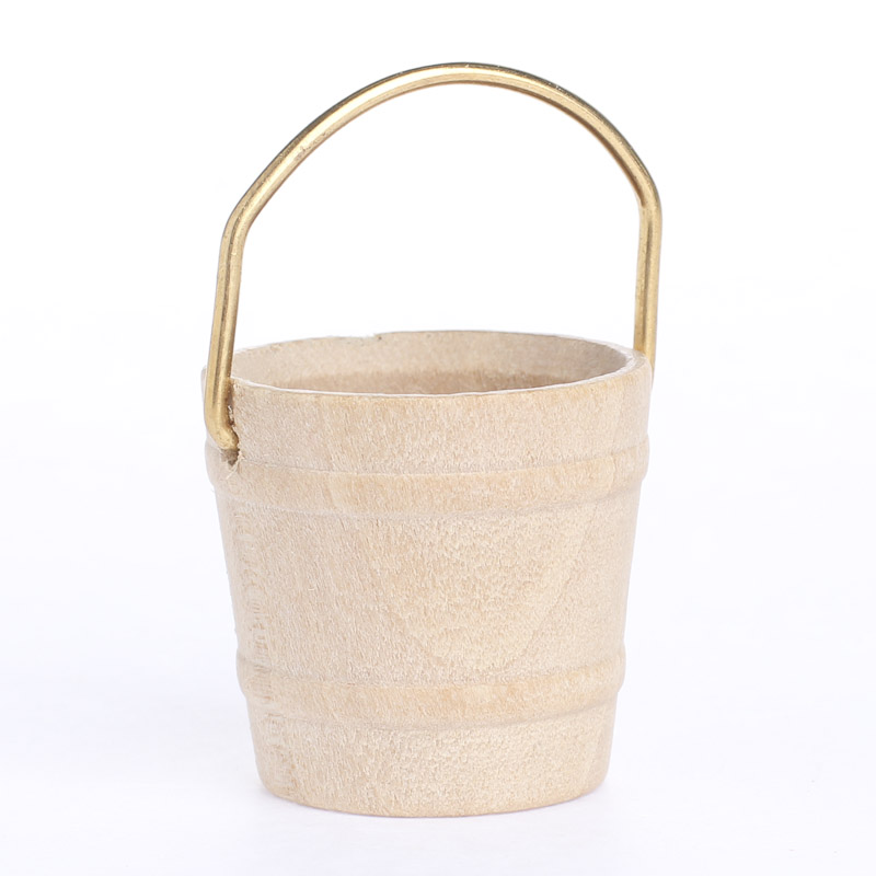 Unfinished Wood Watering Bucket - Wood Miniatures - Wood Crafts - Craft ...